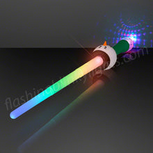 Load image into Gallery viewer, LED Light Up Snowman Toy Sword with Expanding Saber