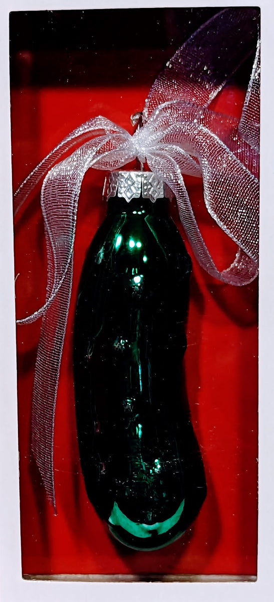 The Christmas Pickle Ornament with Gift Box – THE CHRISTMAS RANCH