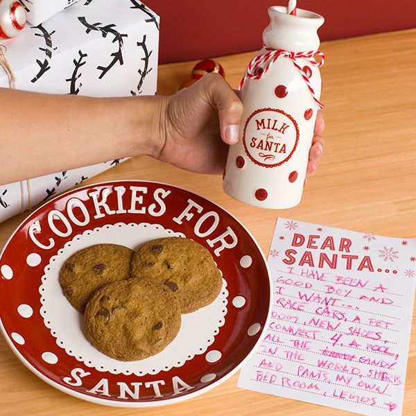 Santa cookie hotsell plate and mug