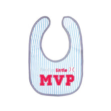 Load image into Gallery viewer, Blue Baseball MVP 5 Piece Bib & Sock Set