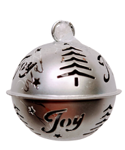 Load image into Gallery viewer, Metal Silver Bell Ornaments Assortment