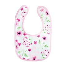 Load image into Gallery viewer, Pink Teddy Bear 5 Piece Bib & Sock Set
