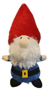 Small Gnome plush with red Santa hat 8"