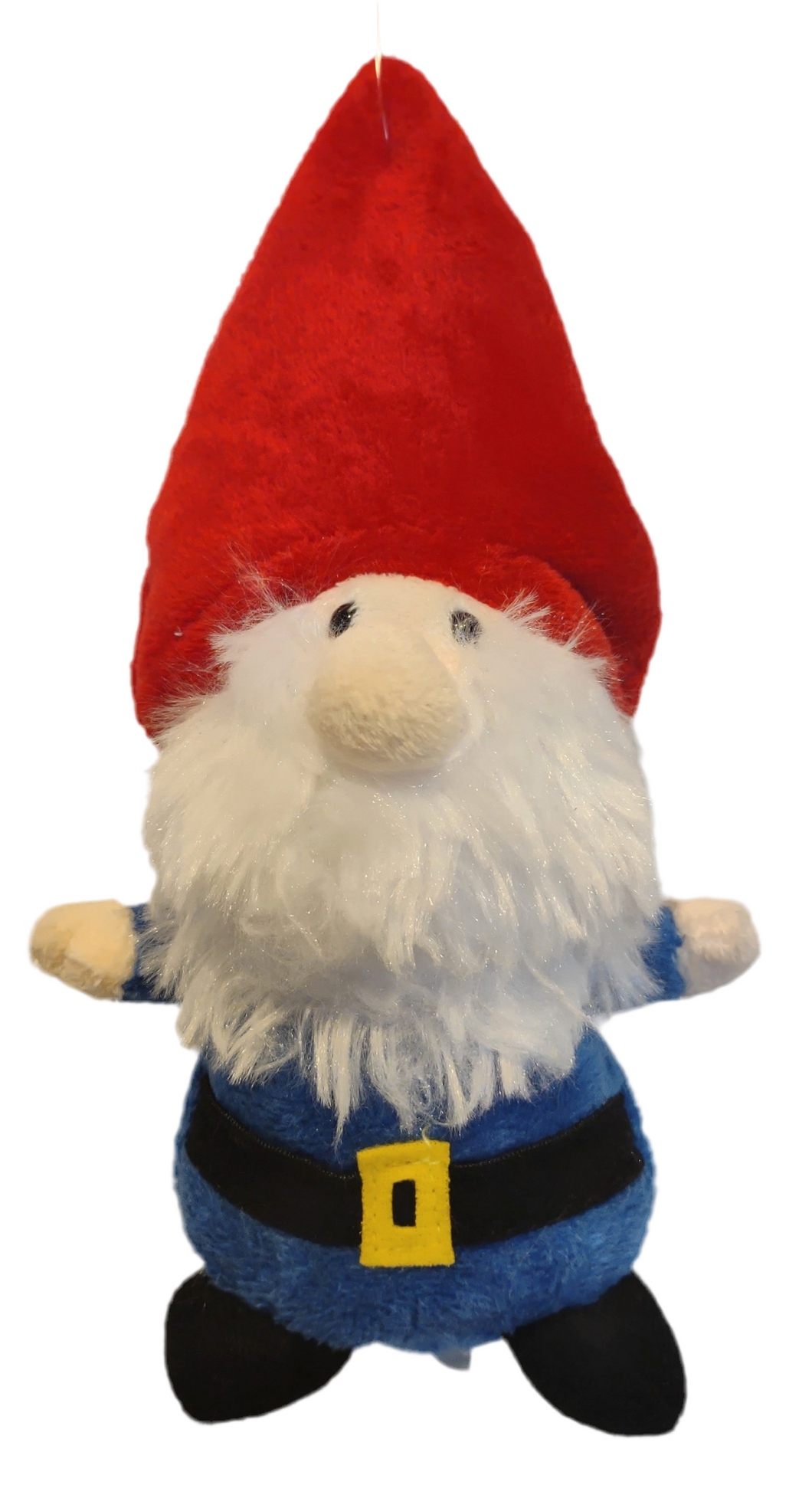 Small Gnome plush with red Santa hat 8