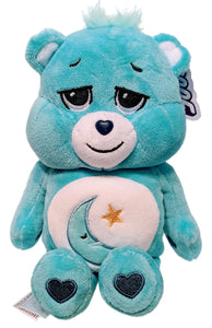 Plush Aqua Blue Care Bears Beanie Plush with The Moon & Stars