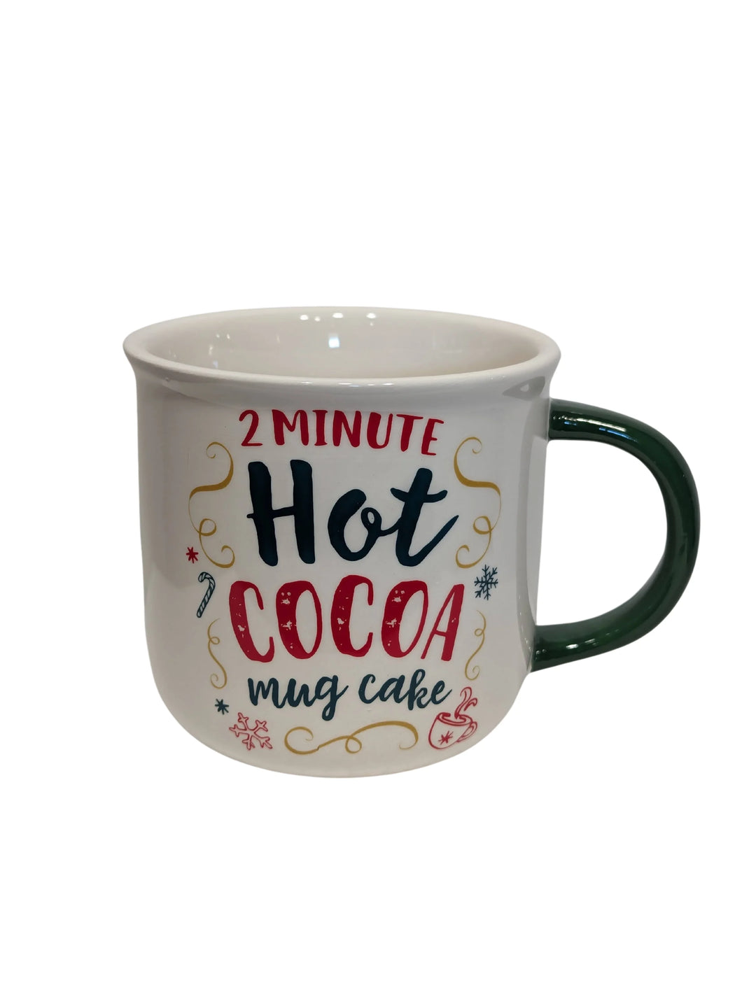 Ceramic Mug - Hot Cocoa Mug Cake with Recipe