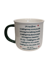 Load image into Gallery viewer, Ceramic Mug - Hot Cocoa Mug Cake with Recipe
