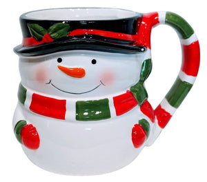 Ceramic Christmas Snowman Mug