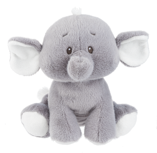 Plush Baby Grey Emerson Elephant