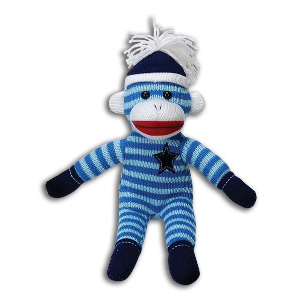 Plush Blue Sock Monkey