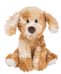 Plush Brown/White Puppy