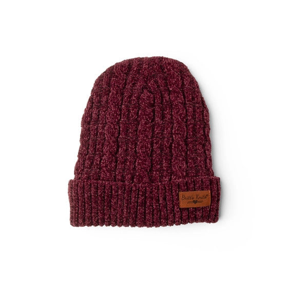 Ladies Beyond Soft Knit Burgundy Hat
