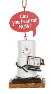 Smore's Technology Ornament- Can You Hear Me Now