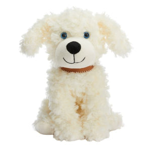 Plush Cream Colored Scruffy Dog