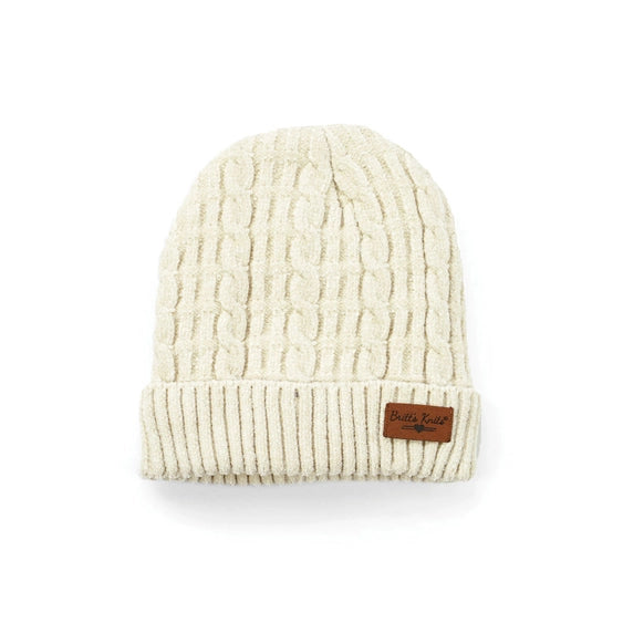 Ladies Beyond Soft Knit Cream Hat