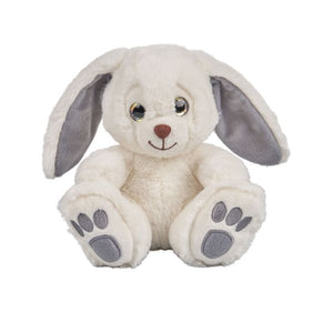 Plush White Footsie Bunny