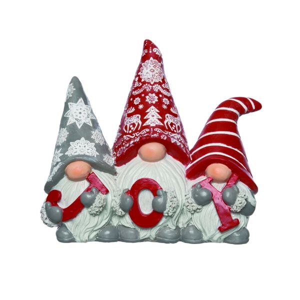 Red/Grey Gnome Joy Sign