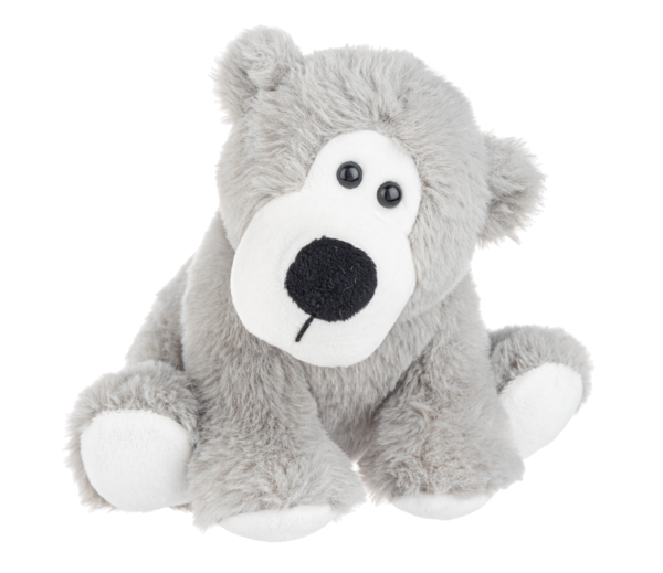 Plush Grey Baby Polar Bear