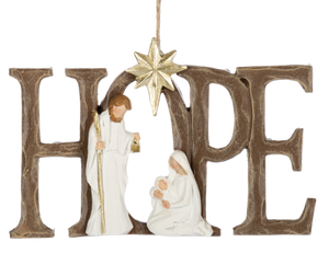 Nativity Ornament- Hope
