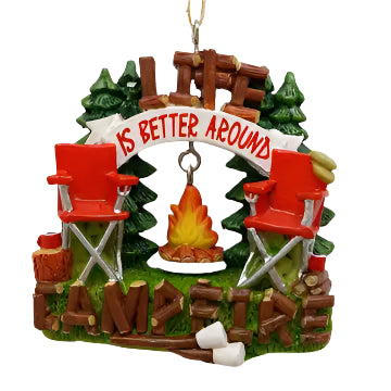 Camping Ornament - Life is Better Around The Campfire