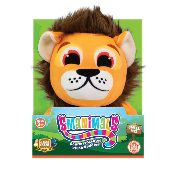 Plush Yellow Lion Smaninals- Lemon Meringue Scented