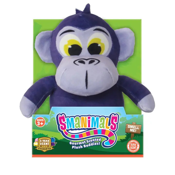 Plush Purple Monkey Smanimals - Grape Scented
