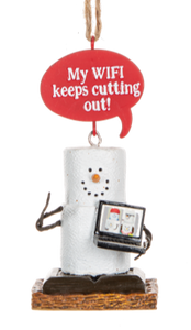 Smore's Technology Ornament- My WIFI Keeps Cutting Out
