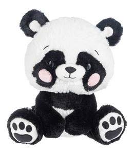 Plush Nashie Black/White Panda Bear