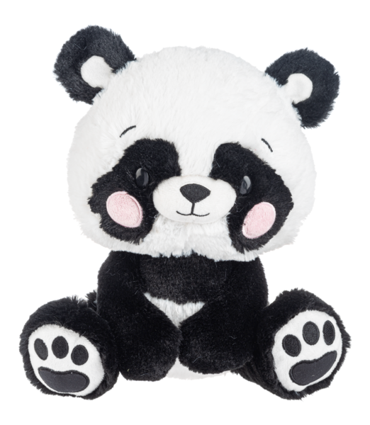 Plush Nashie Black/White Panda Bear