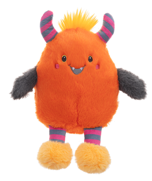 Plush Orange Mayhem Monster