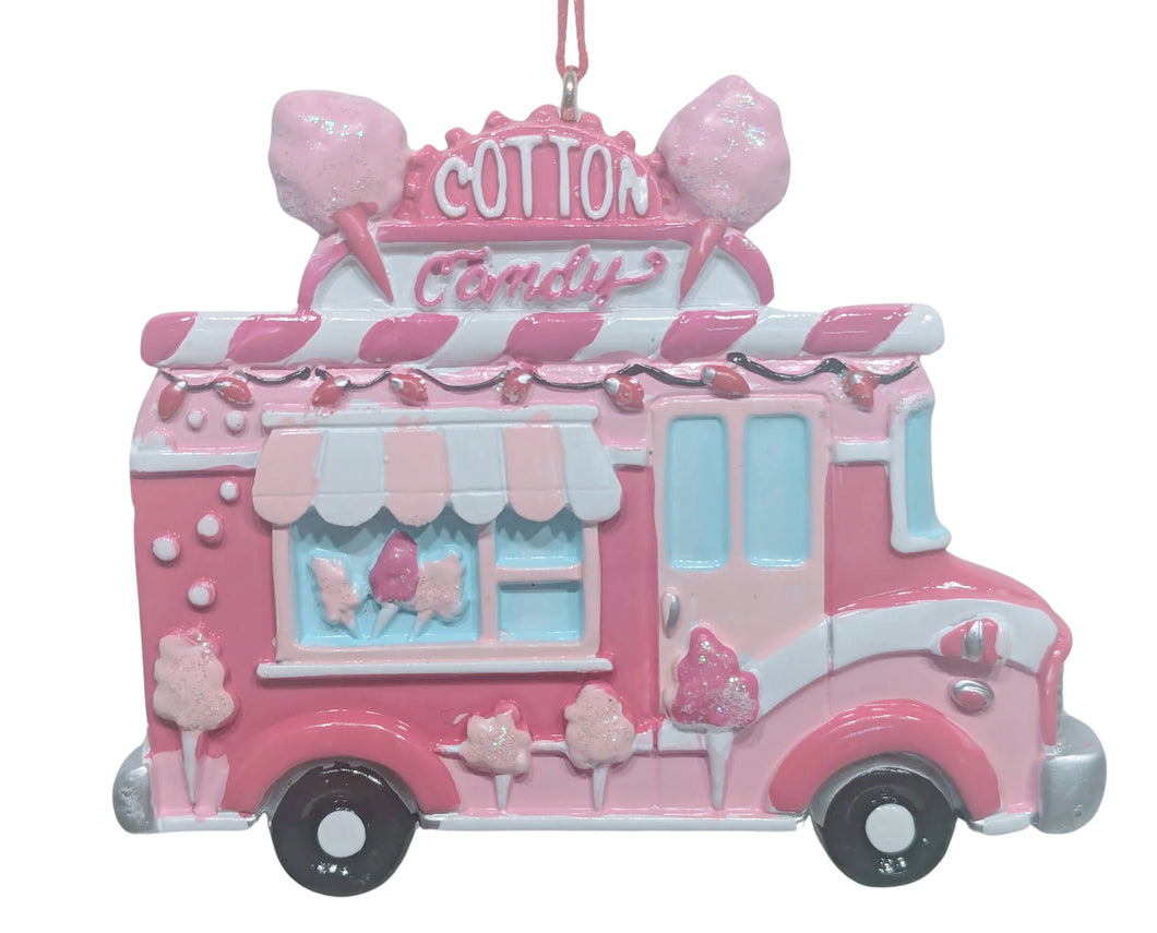 Pink Cotton Candy Truck Ornament