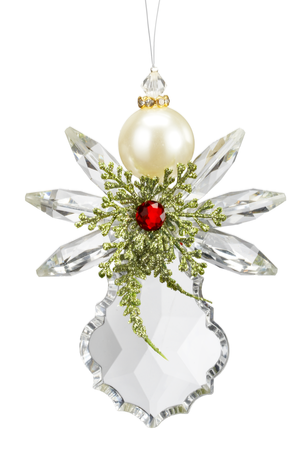 Acrylic Pearl Angel Ornament