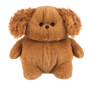 Plush Super Soft Cuddly Brown Puppy