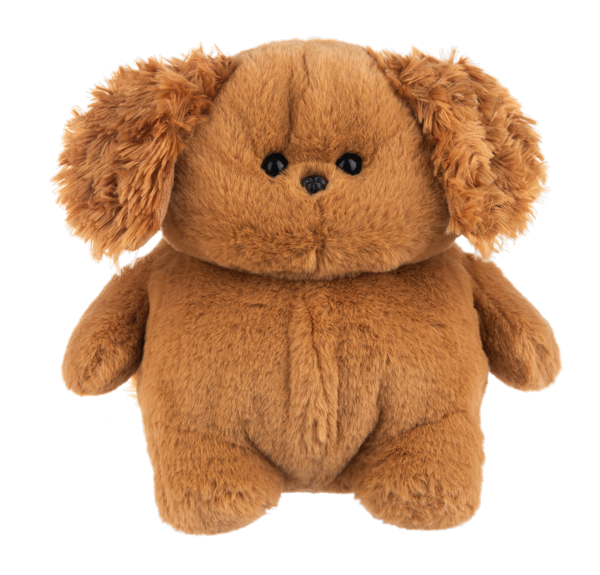 Plush Super Soft Cuddly Brown Puppy