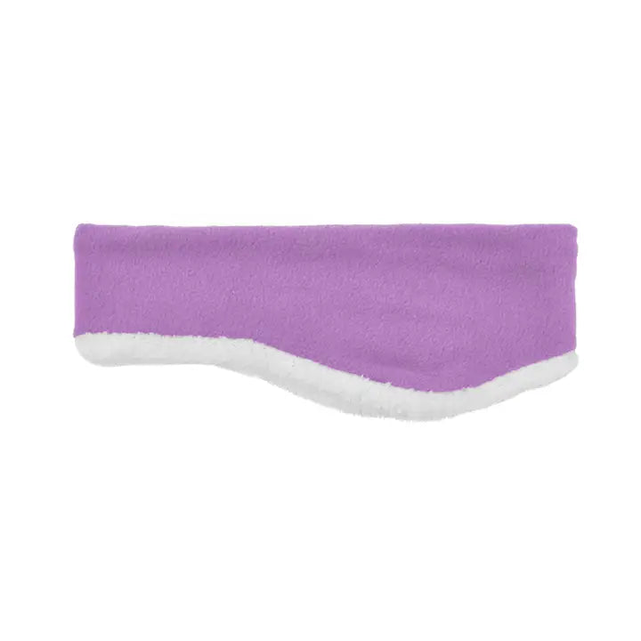 Girls Purple Microfleece Headband