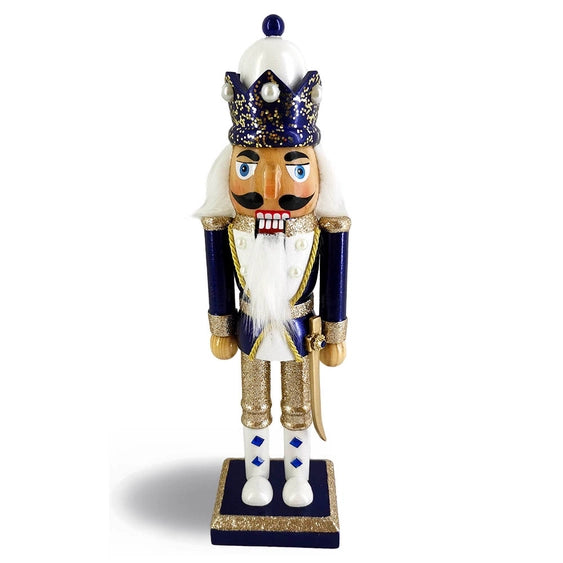 Wooden King Navy/Gold/White 10
