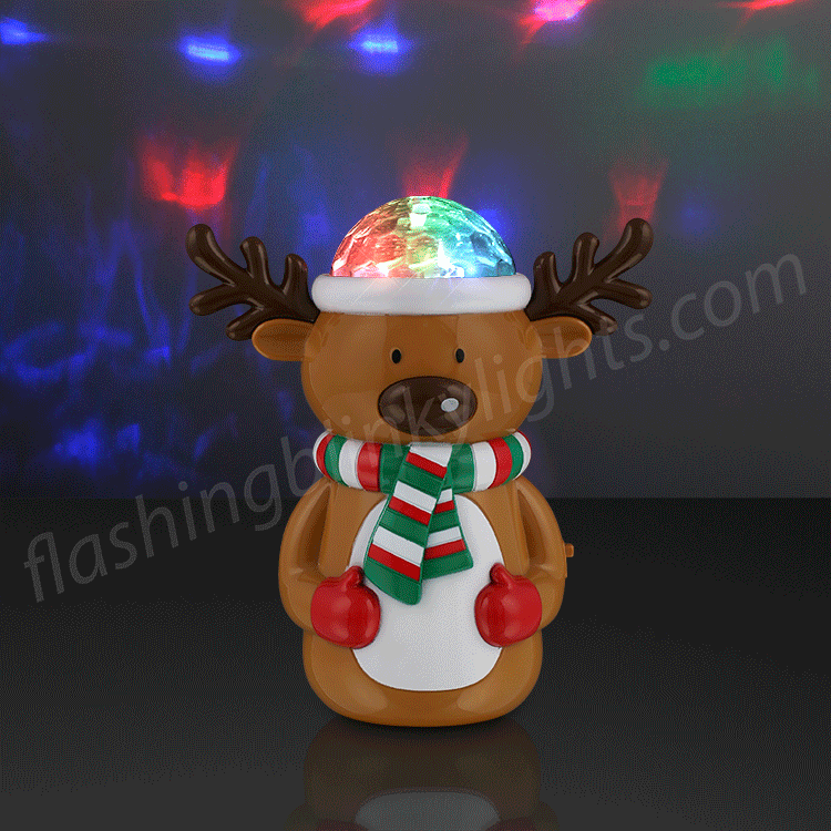 Reindeer LED Spinning Light Projector
