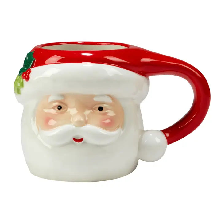 Ceramic holiday Magic Christmas Santa 3D Mug