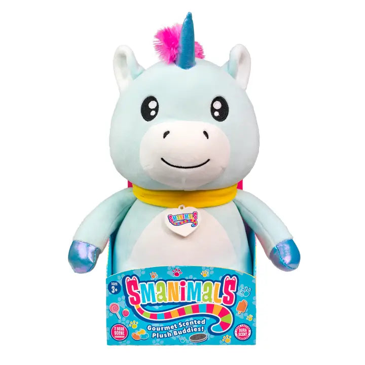 Plush Blue/White Unicorn