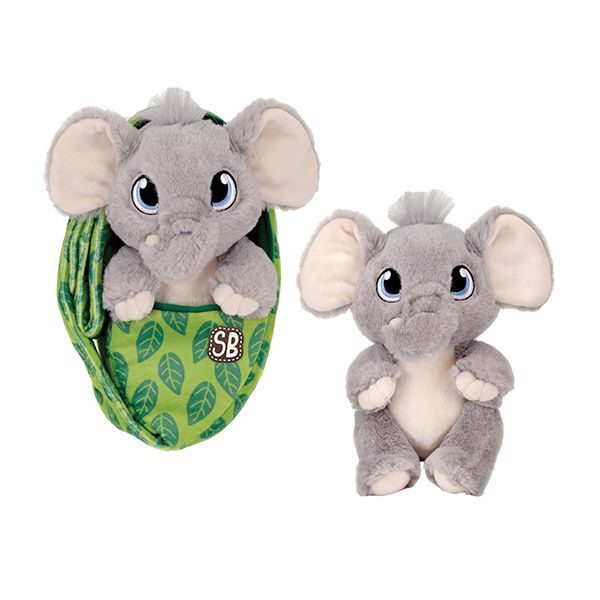 Plush Elephant Swaddle Baby