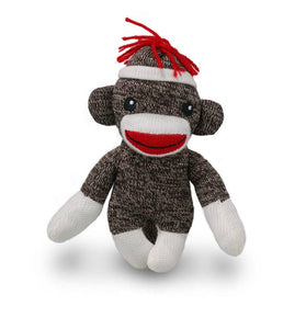 Plush Small Brown Sock Monkey