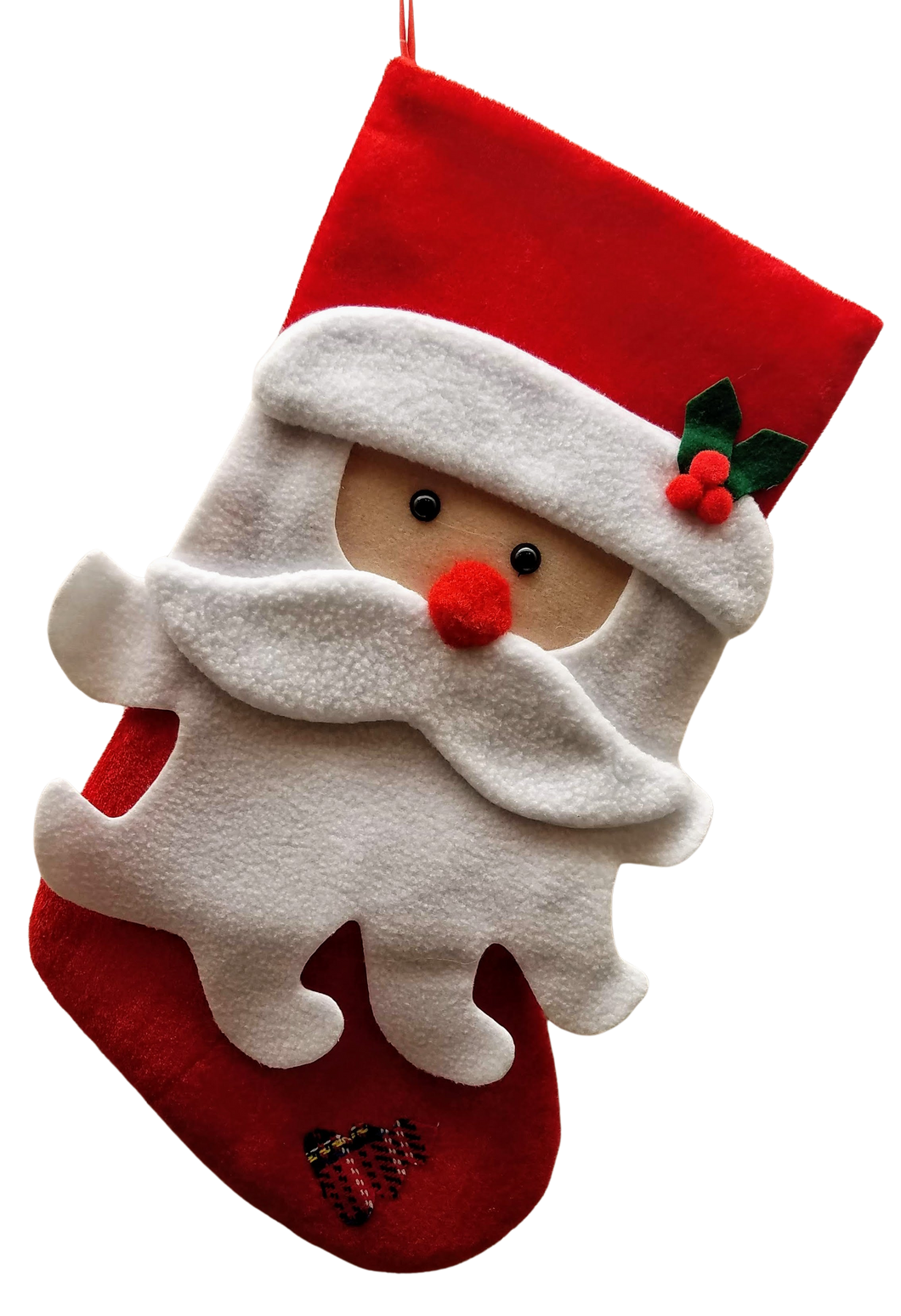 Santa stocking with tree 16