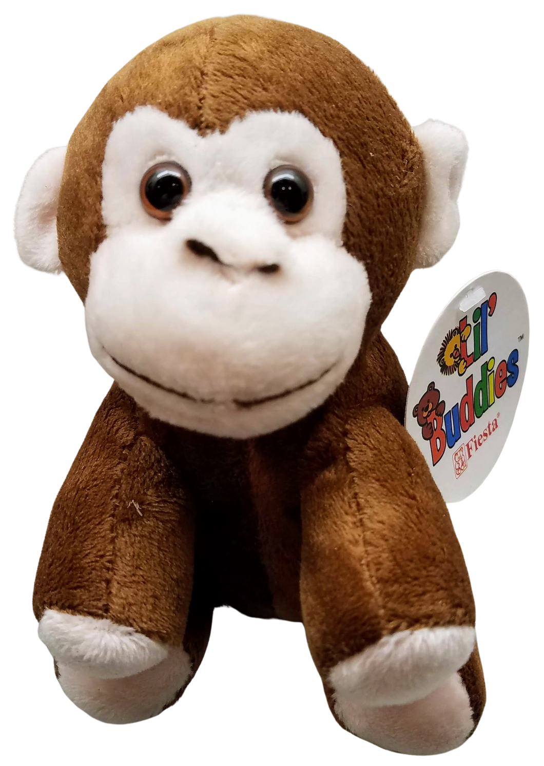 Brown plush monkey 6