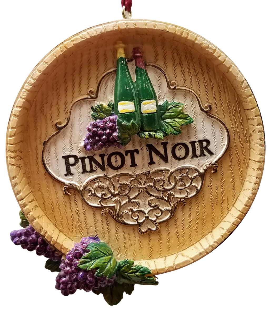 Pinot noir wine ornament resin 3