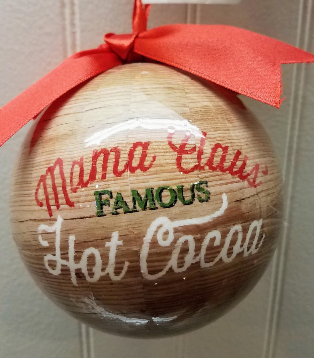 Mama Claus hot cocoa ornament 4