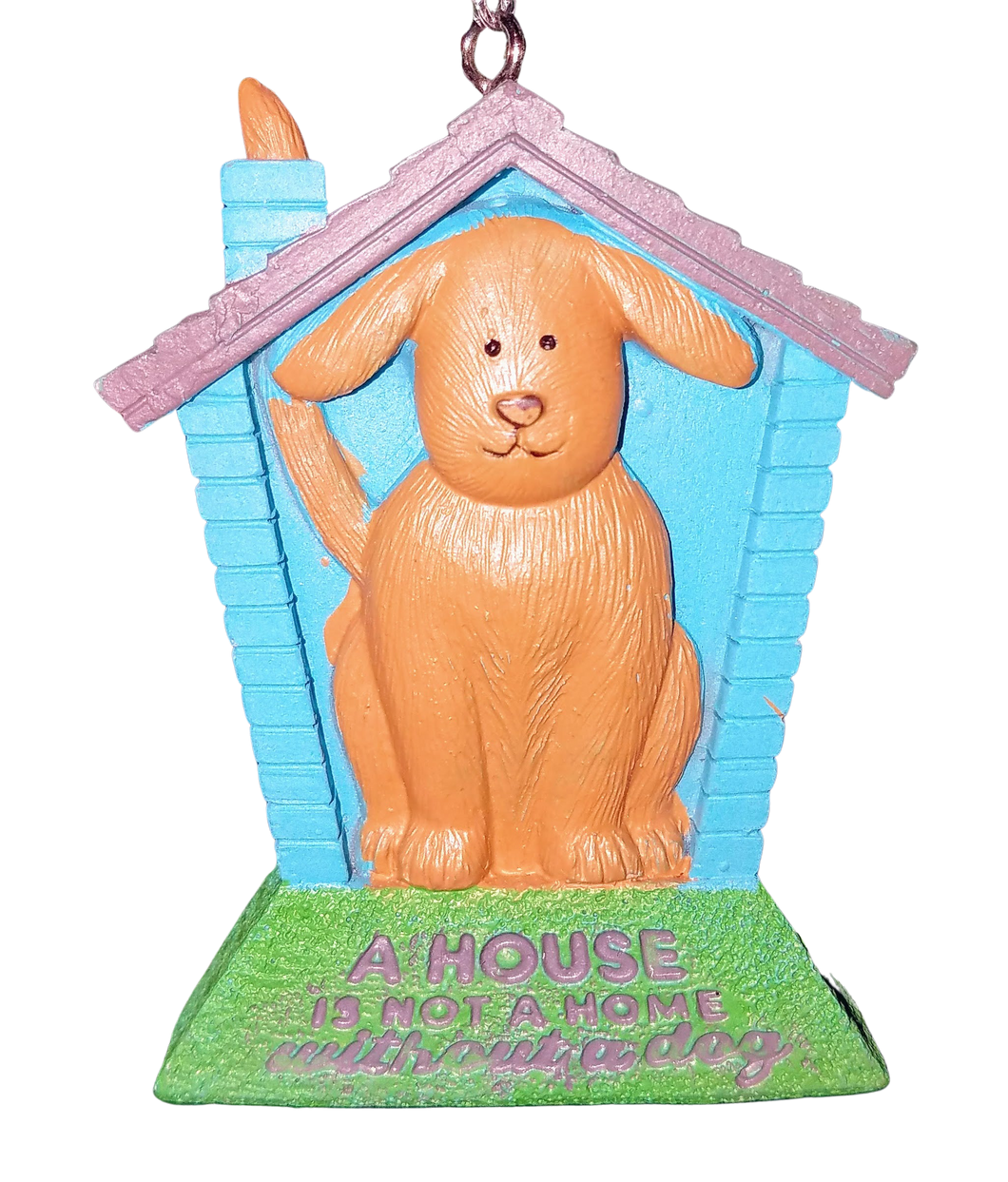 A house is not a home without a dog ornament 3