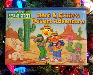 Sesame street pop up book- Bert & Ernie's desert adventure 7"x5"