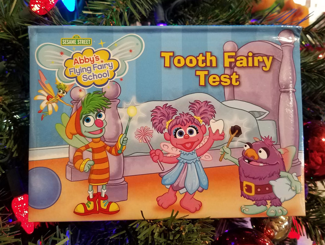 Sesame street pop up book hardcover-Tooth fairy test 7