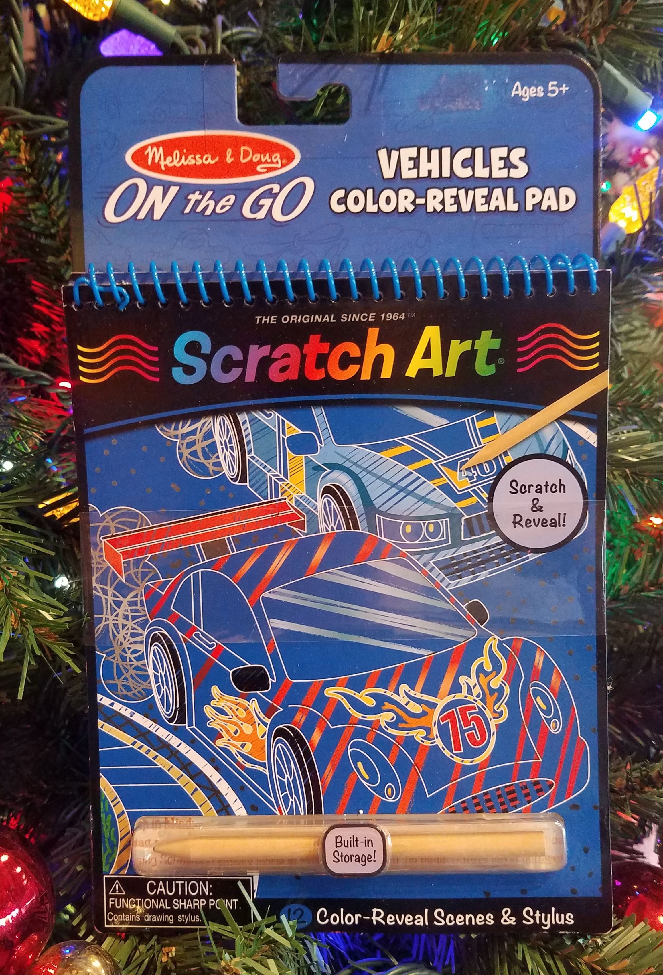 Melissa And Doug Scratch Art Doodle Pad With Stylus NEW