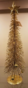 Acrylic gold tree/ star/ornaments 20"